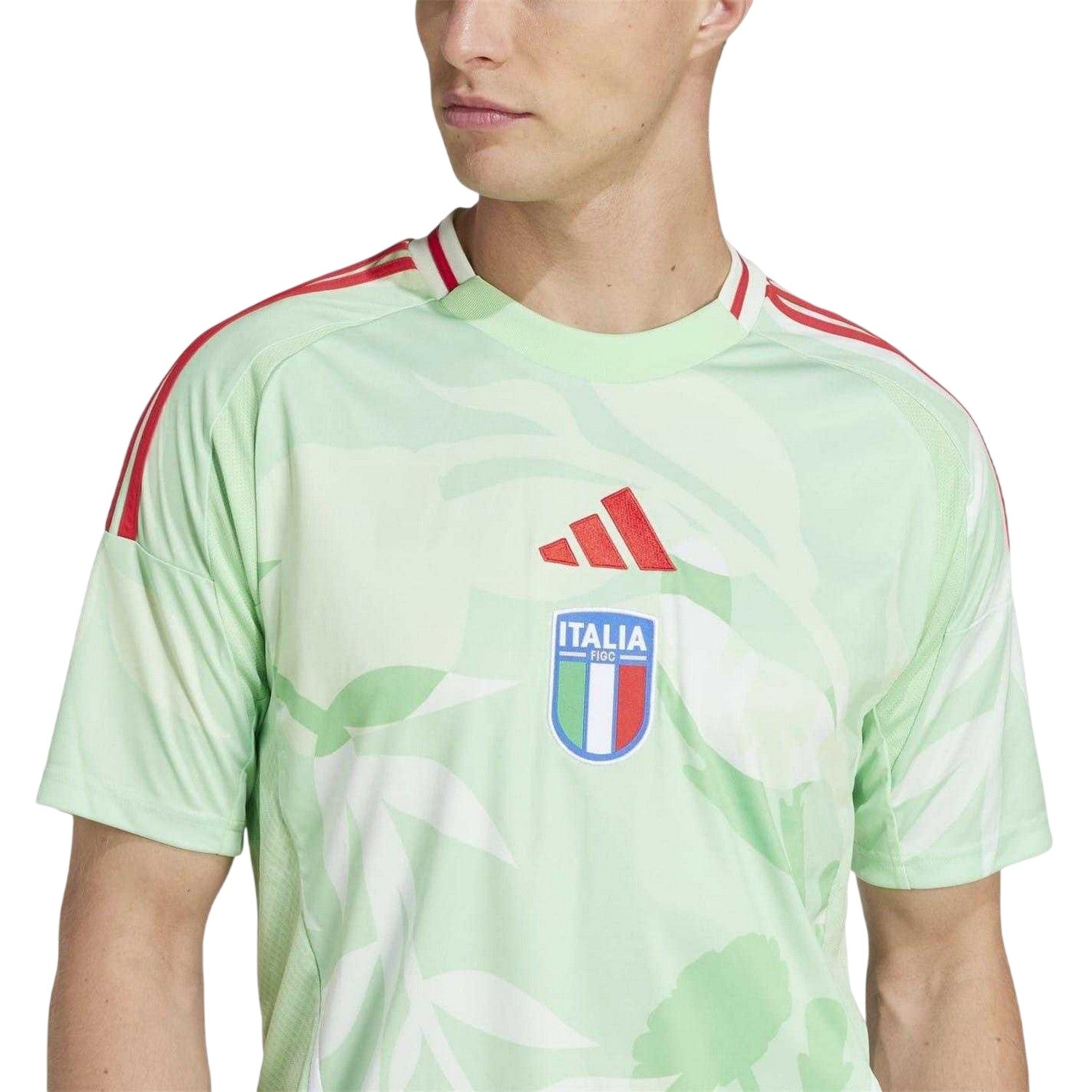 Green - Side - Adidas Mens 2025 Italy Away Jersey