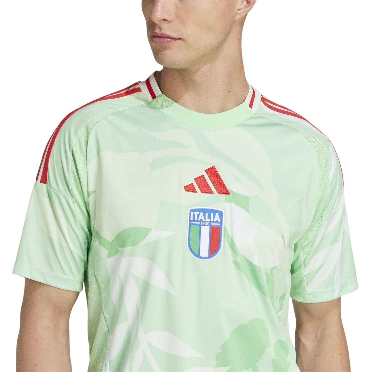 Green - Side - Adidas Mens 2025 Italy Away Jersey