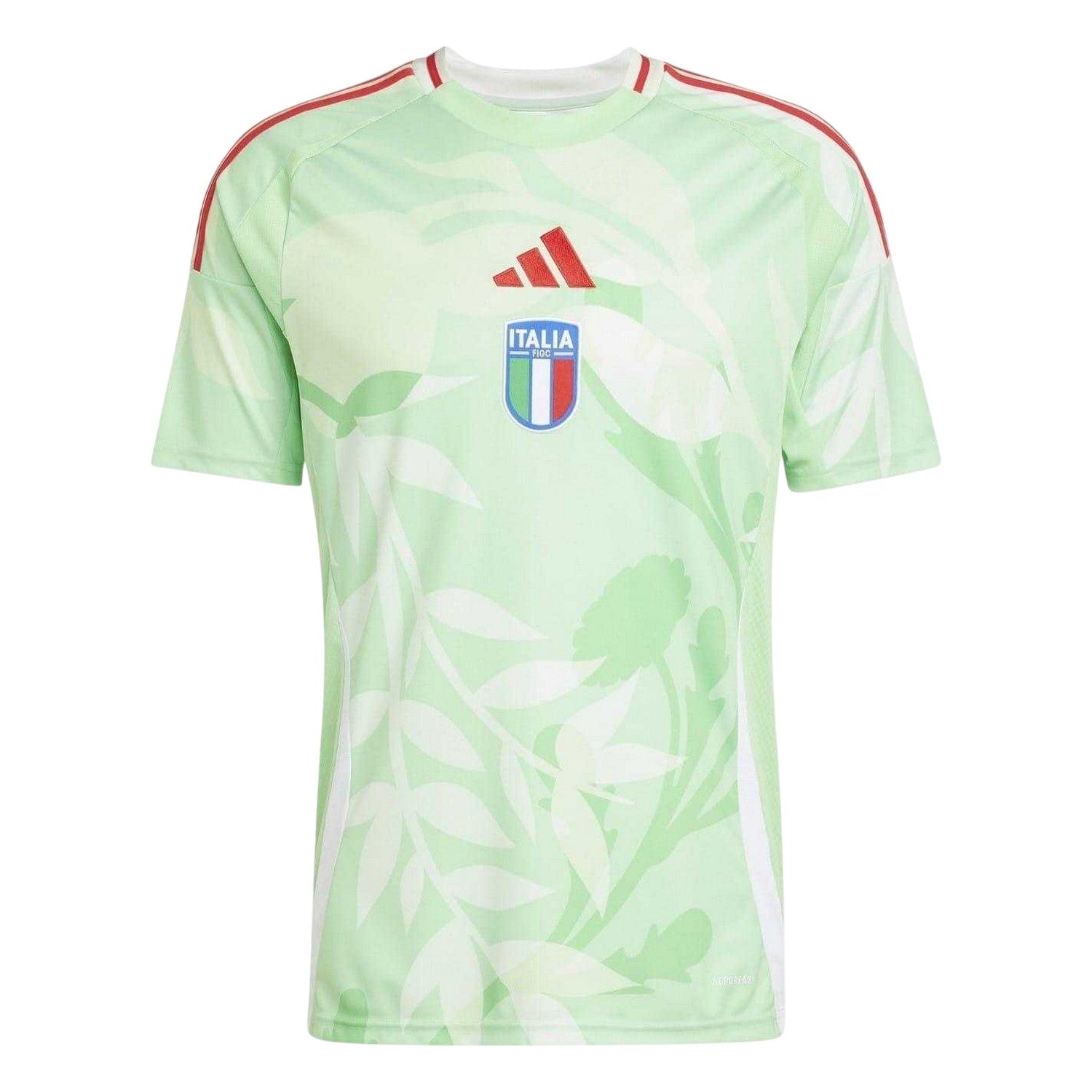 Green - Front - Adidas Mens 2025 Italy Away Jersey