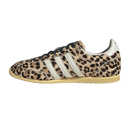 Beige - Back - Adidas Womens-Ladies Japan Leather Trainers