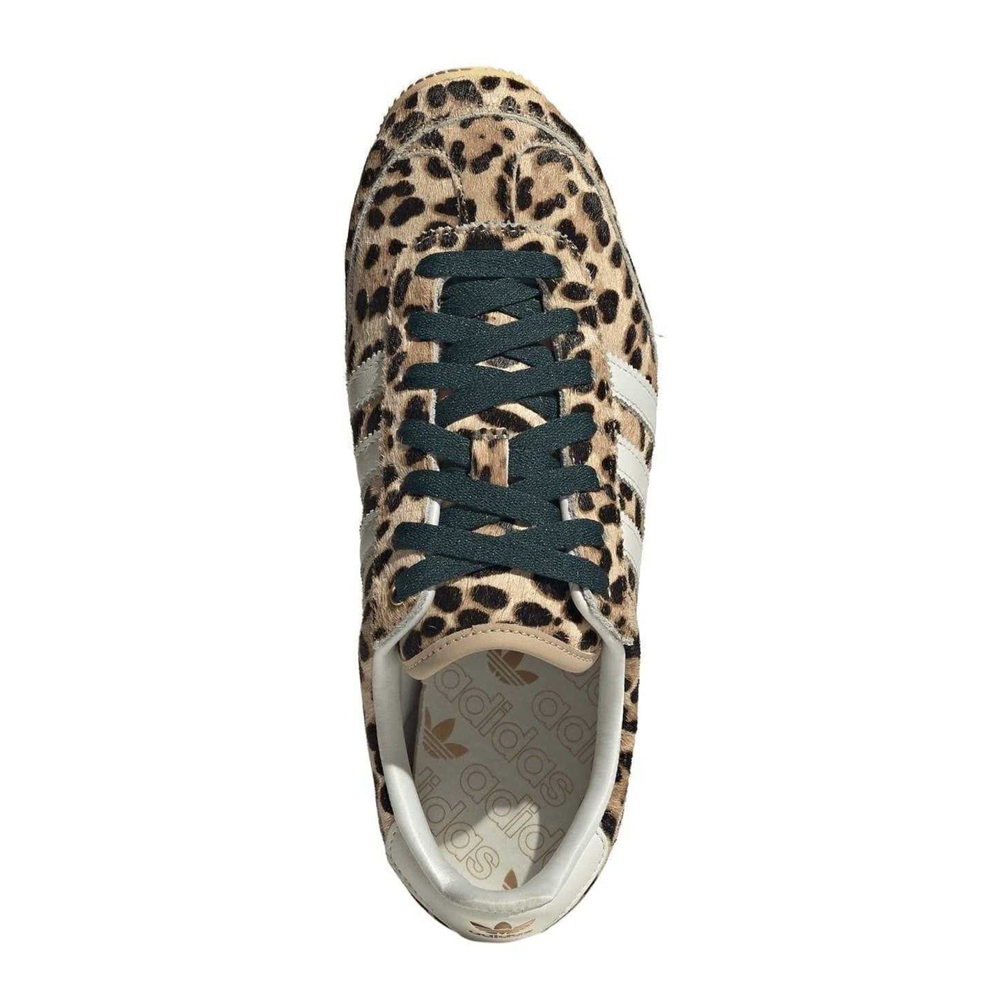 Beige - Side - Adidas Womens-Ladies Japan Leather Trainers