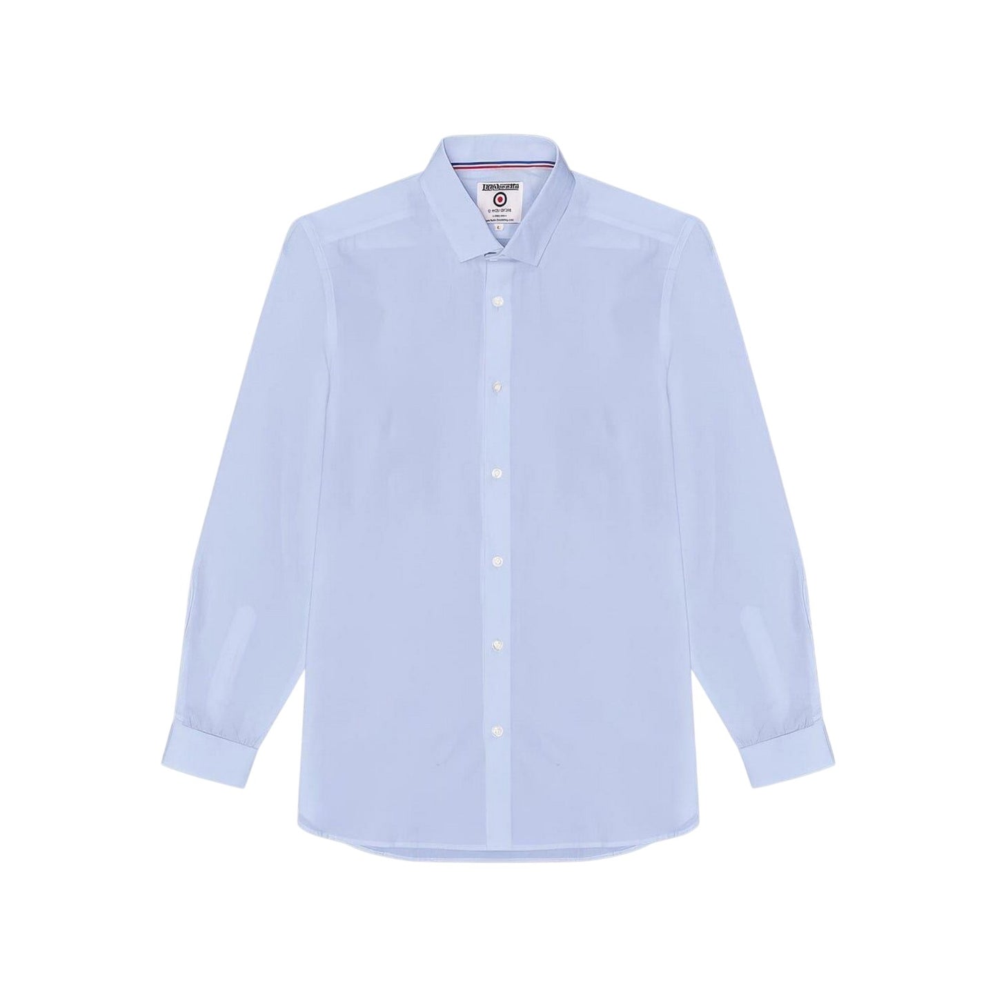Sky Blue - Front - Lambretta Mens Regular Long-Sleeved Formal Shirt
