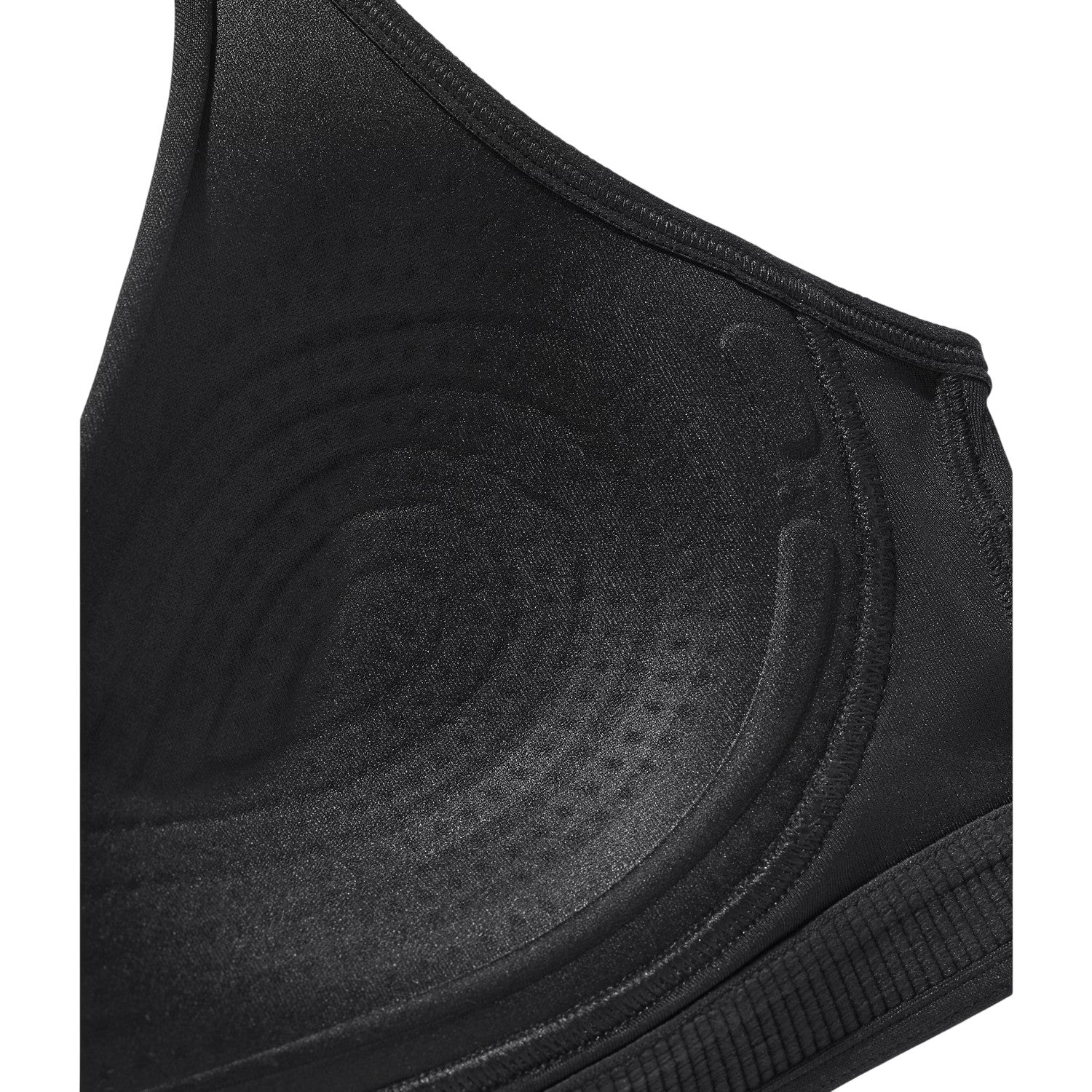 Black-White - Side - Under Armour Womens-Ladies Infinity Sports Bra