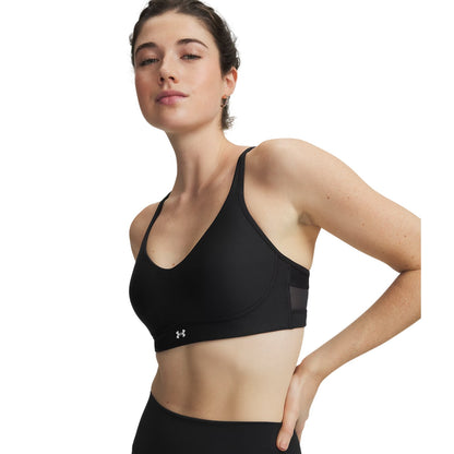 Black-White - Lifestyle - Under Armour Womens-Ladies Infinity Sports Bra