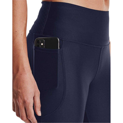 Blue - Side - Under Armour Womens-Ladies Tech Leggings