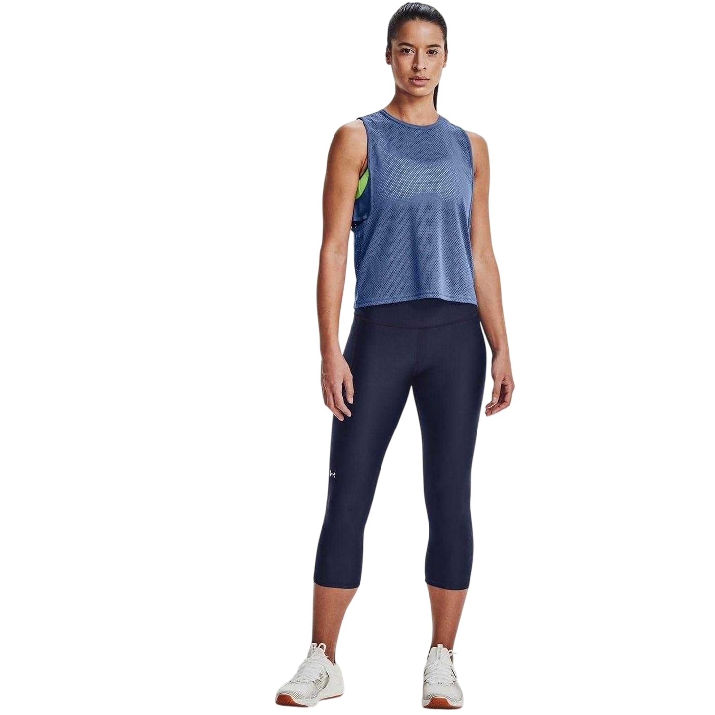 Blue - Lifestyle - Under Armour Womens-Ladies Tech Leggings