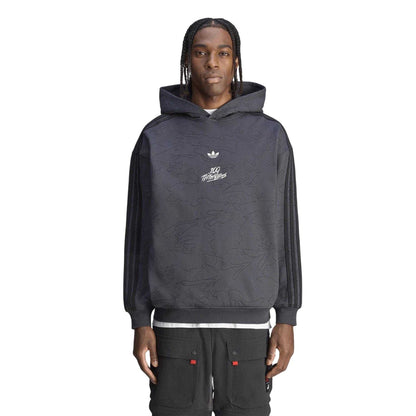 Carbon - Pack Shot - Adidas Mens Originals 100 Thieves Hoodie