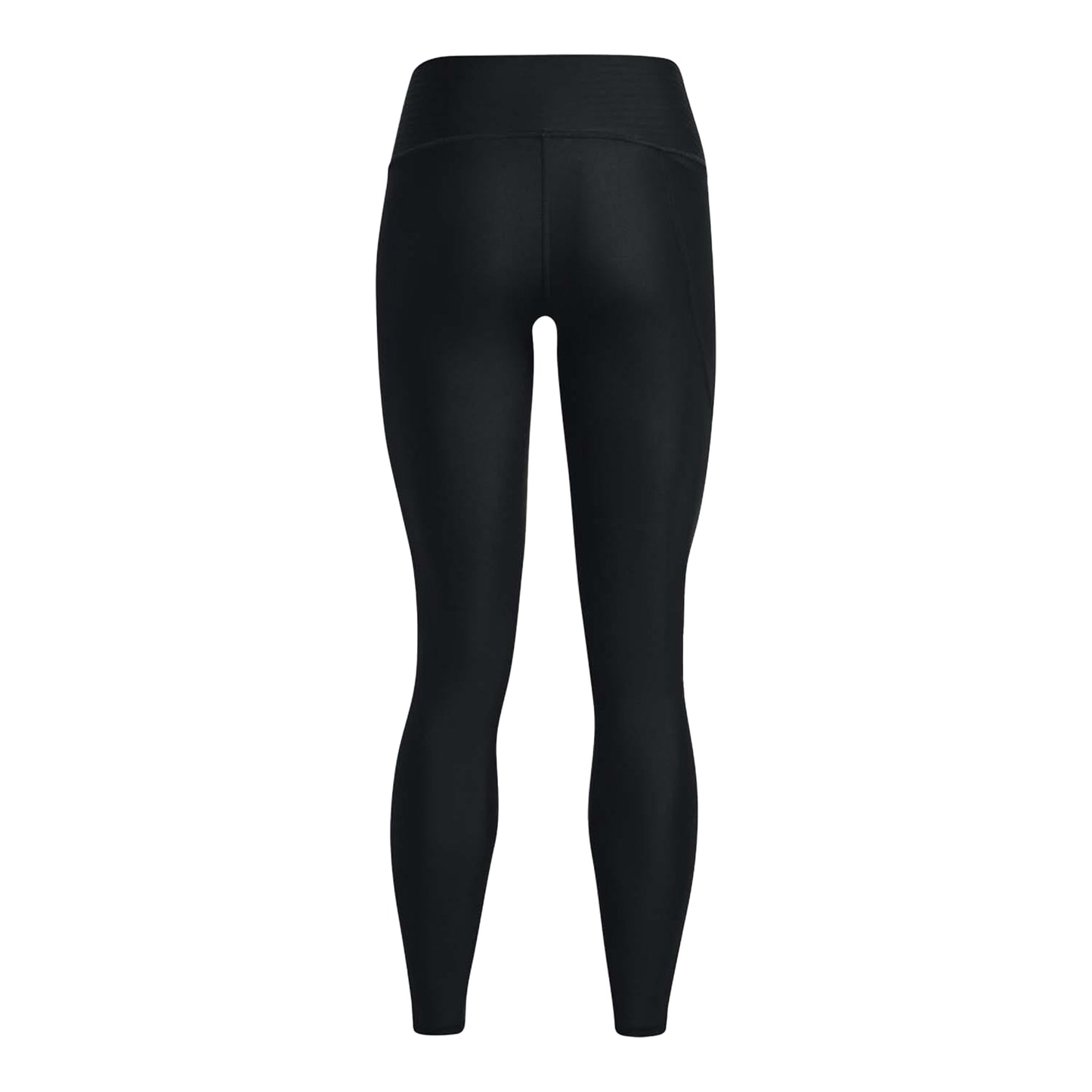 Black - Back - Under Armour Womens-Ladies HeatGear Reflective Leggings