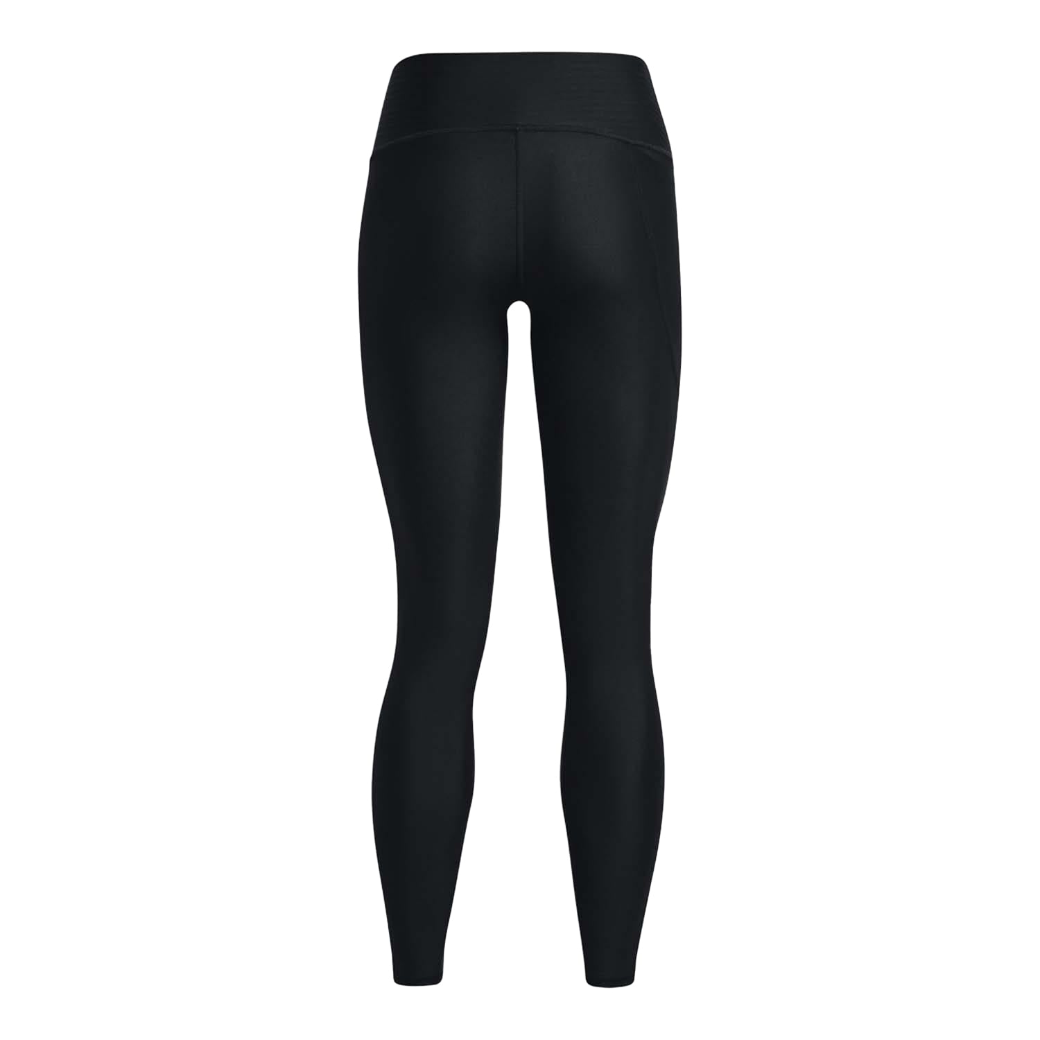 Black - Back - Under Armour Womens-Ladies HeatGear Reflective Leggings