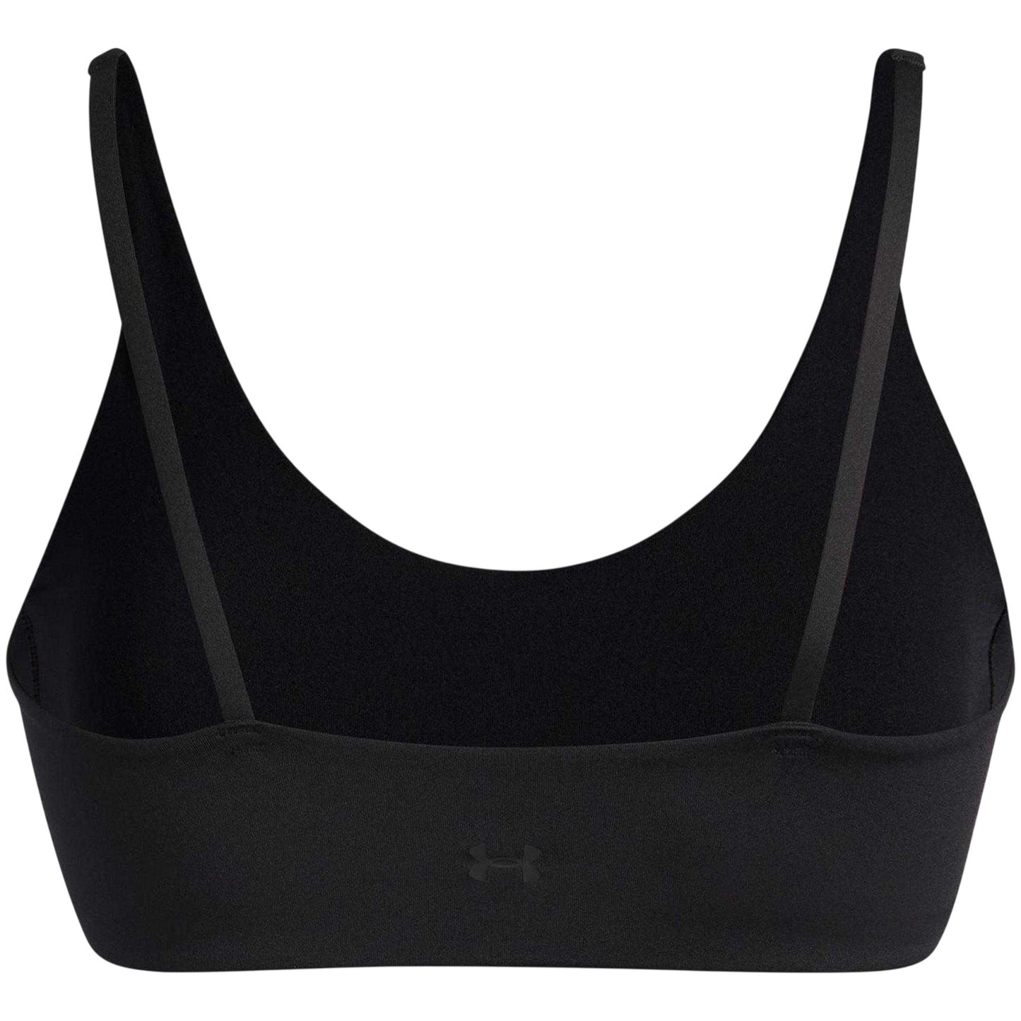 Black - Back - Under Armour Womens-Ladies Non-Wired Sports Bra