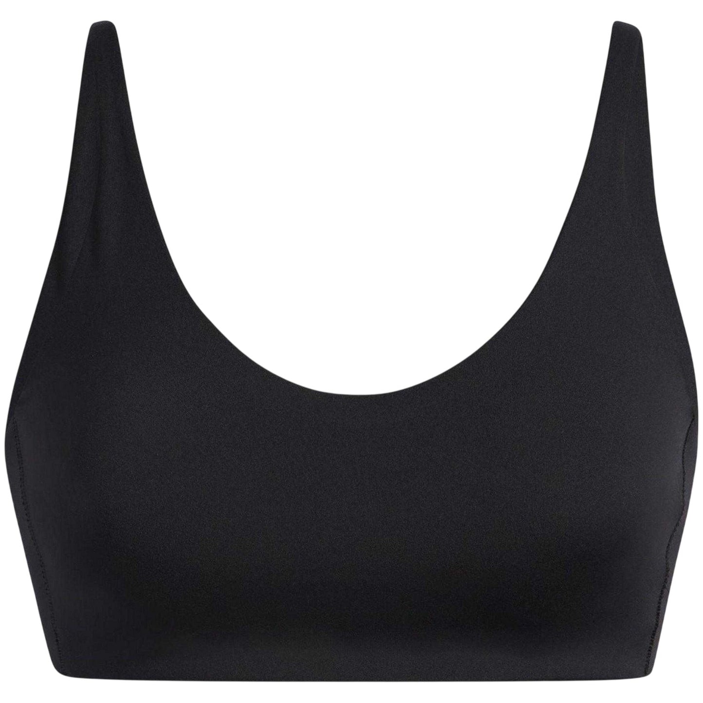Black - Front - Under Armour Womens-Ladies Non-Wired Sports Bra