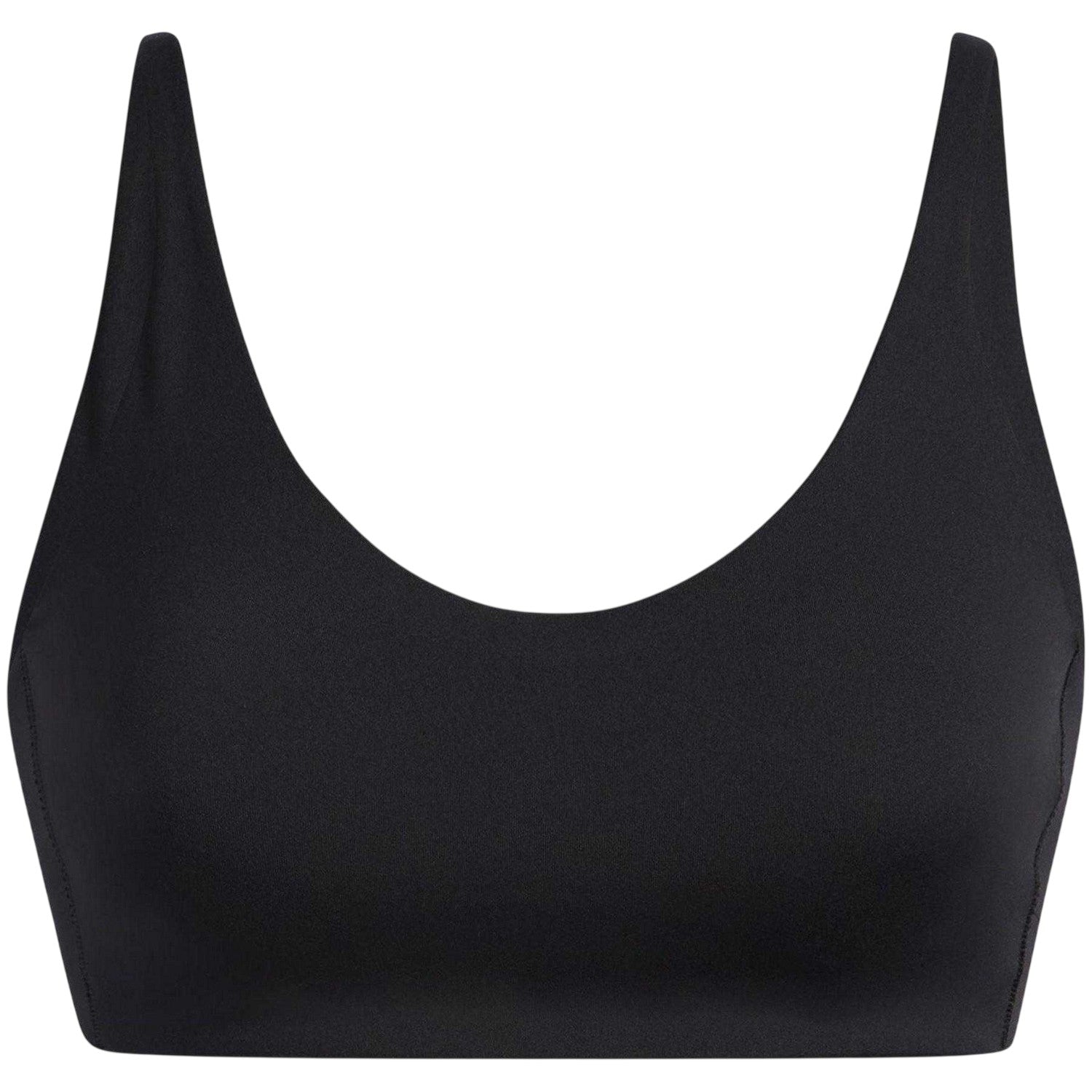 Black - Front - Under Armour Womens-Ladies Non-Wired Sports Bra