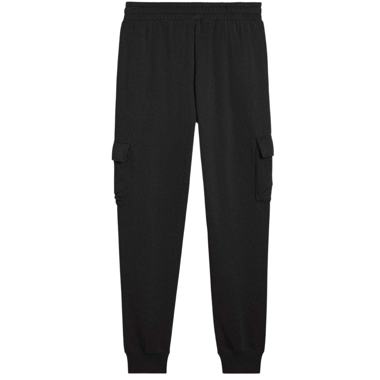 Black - Back - Puma Mens Cotton Logo Sweatpants
