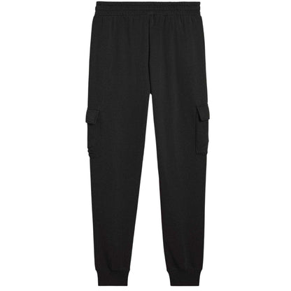 Black - Back - Puma Mens Cotton Logo Sweatpants
