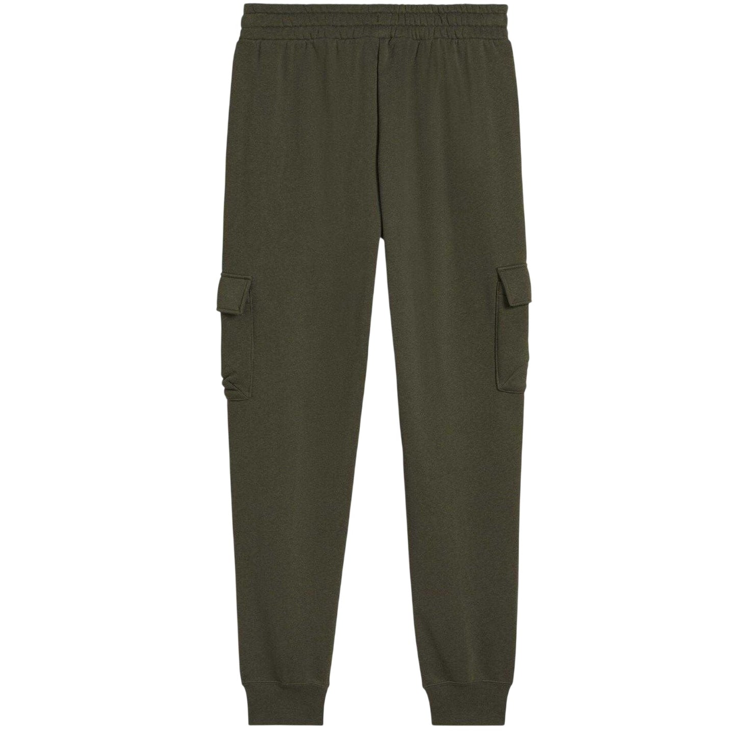 Olive - Back - Puma Mens Cotton Logo Sweatpants