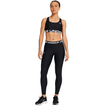 Black - Lifestyle - Under Armour Womens-Ladies HeatGear Sports Bra