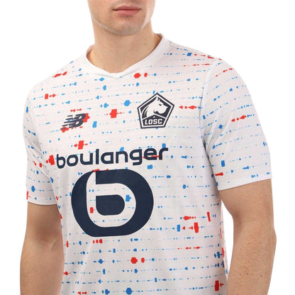 White - Side - New Balance Mens Lille 23-24 Away Jersey