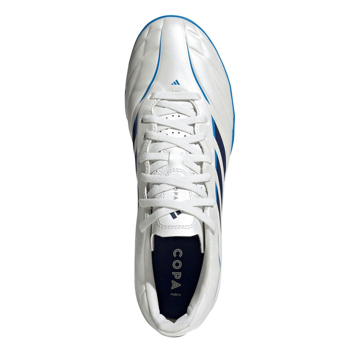 White-Black-Blue - Pack Shot - Adidas Mens Copa Club Football Boots