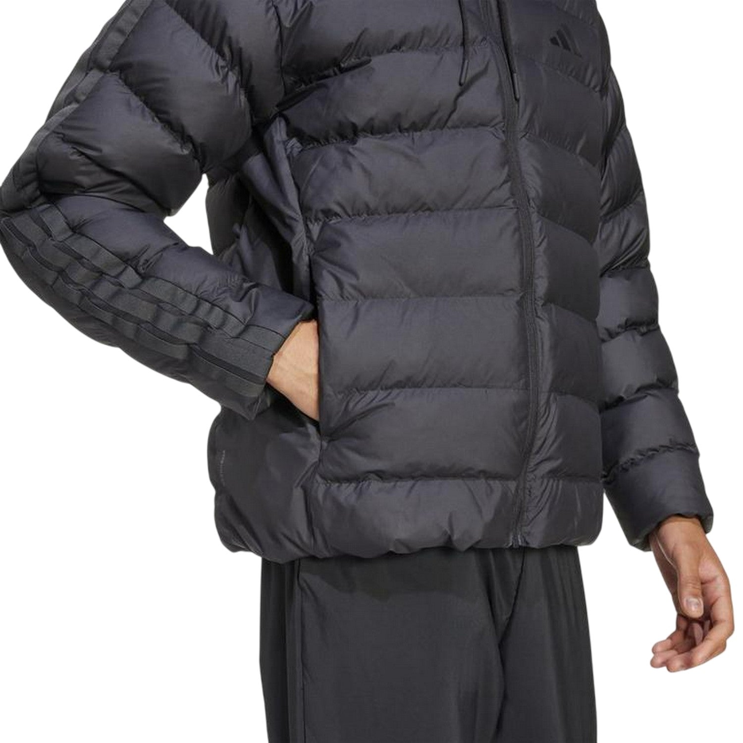 Triple Black - Lifestyle - Adidas Mens Climawarm Hooded Jacket