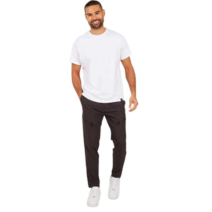 Dark Grey - Lifestyle - Brave Soul Mens Ripstop Slim Cargo Trousers