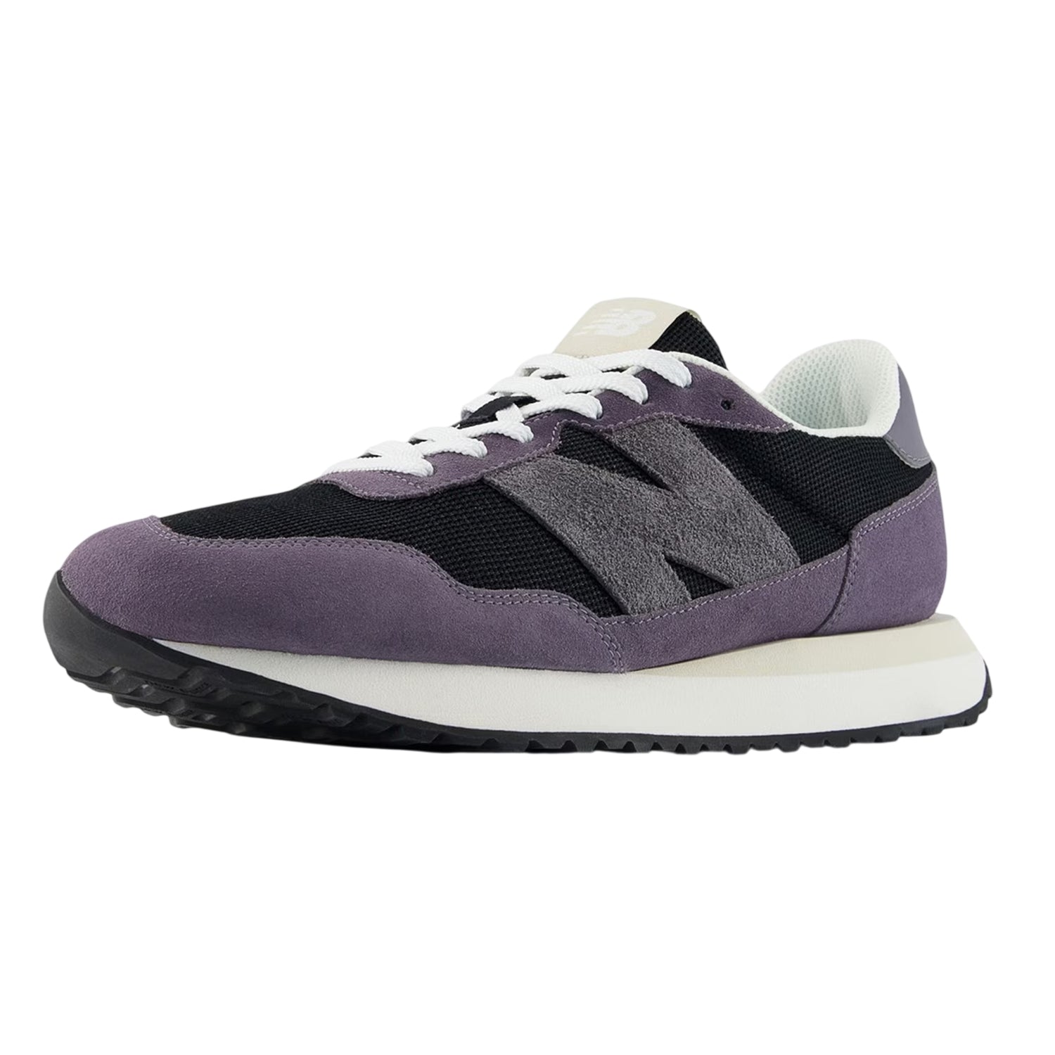 Black-Grey - Back - New Balance Mens 237 Suede Trainers