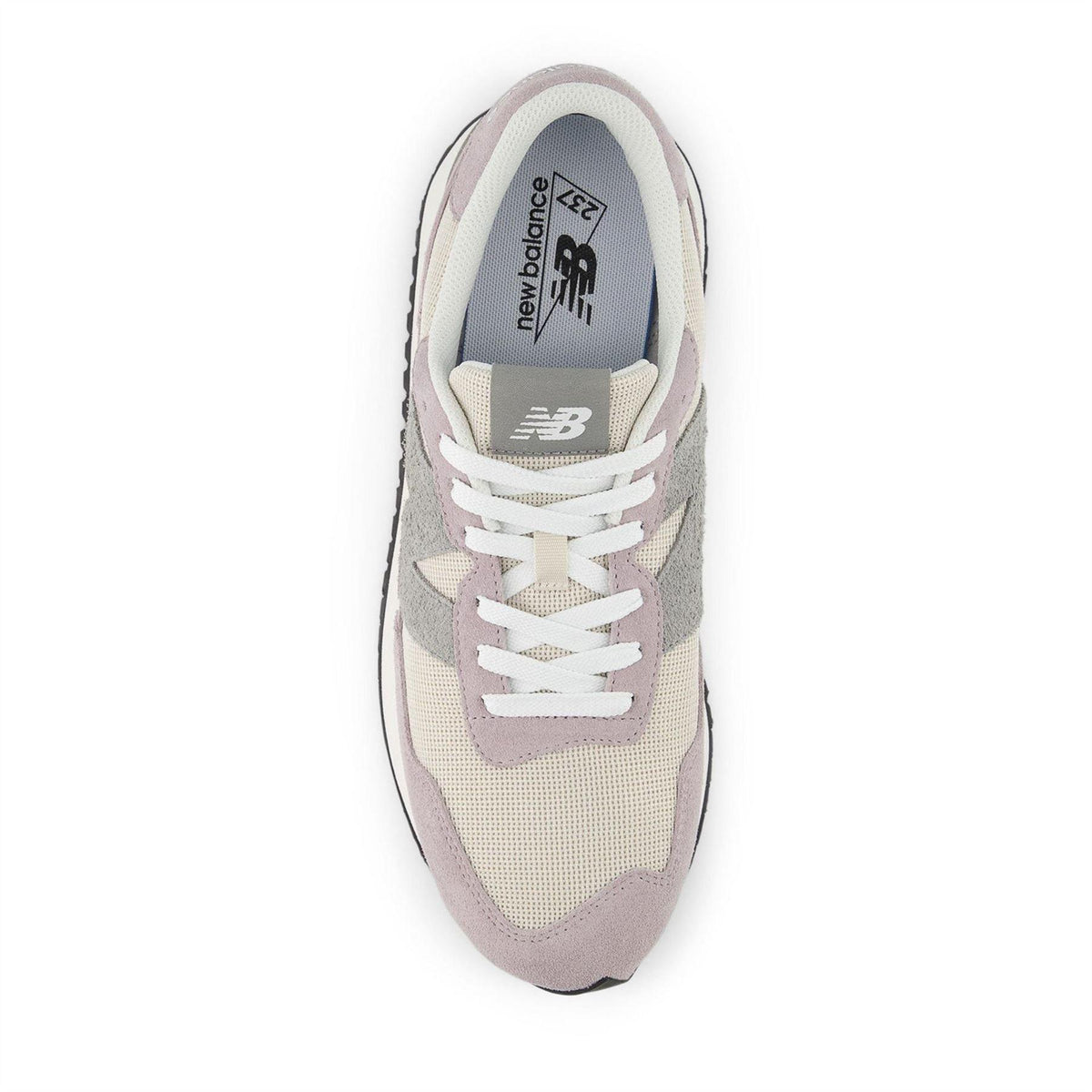 Moonbeam - Back - New Balance Mens 237 Suede Trainers