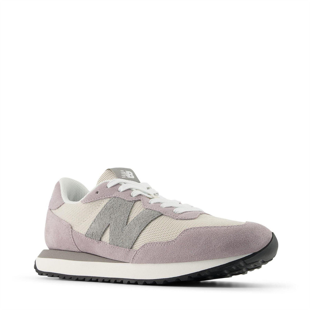 Moonbeam - Side - New Balance Mens 237 Suede Trainers