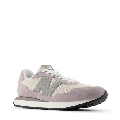 Moonbeam - Side - New Balance Mens 237 Suede Trainers