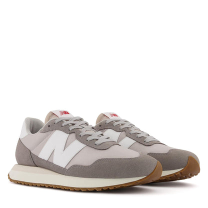 Cloud - Side - New Balance Mens 237 Suede Trainers