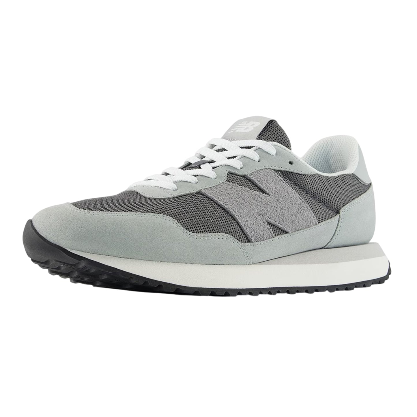 White Castlerock - Back - New Balance Mens 237 Suede Trainers