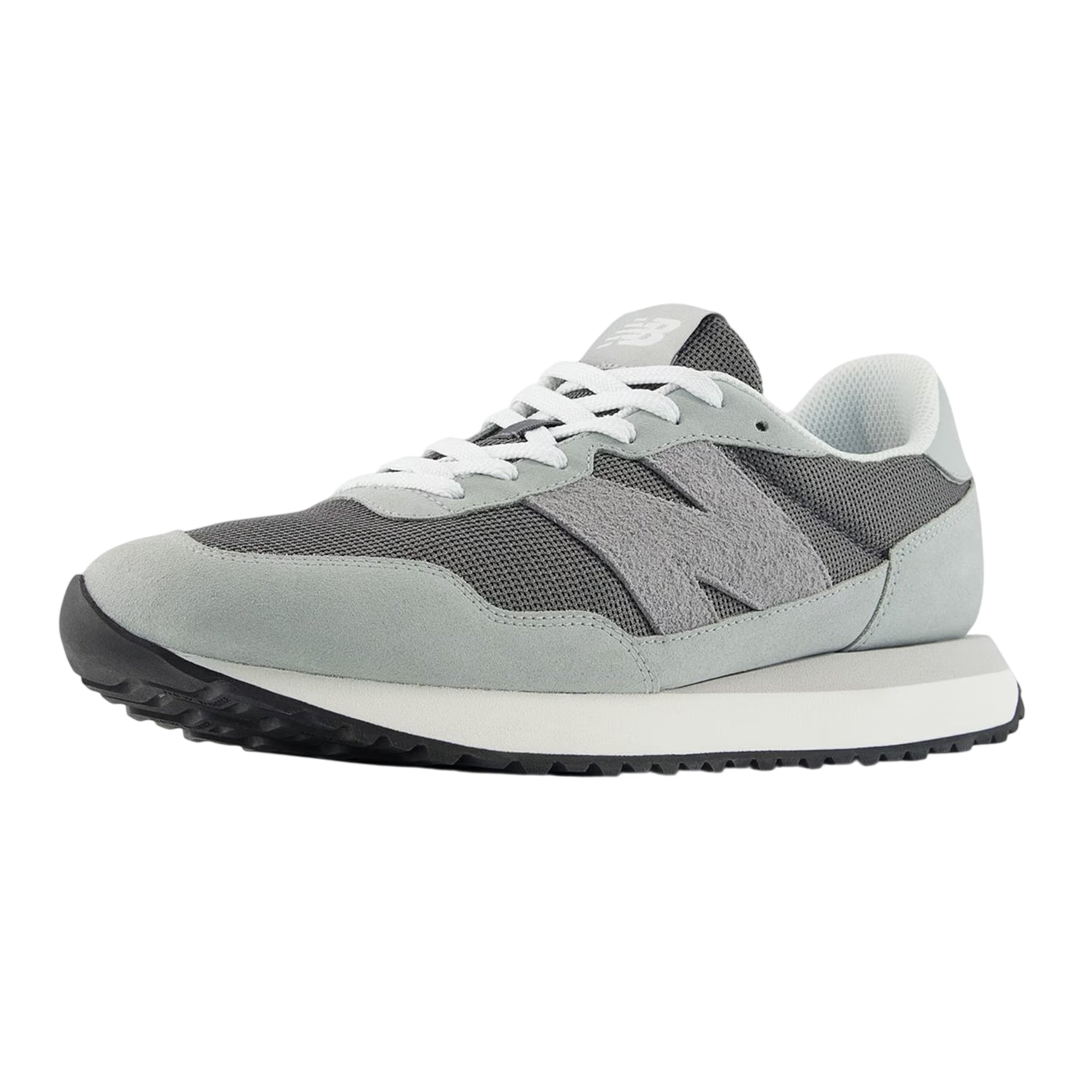 White Castlerock - Back - New Balance Mens 237 Suede Trainers