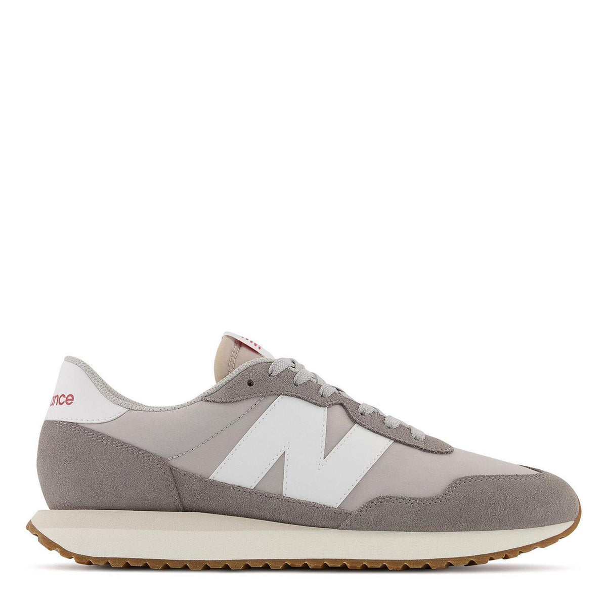 Cloud - Front - New Balance Mens 237 Suede Trainers