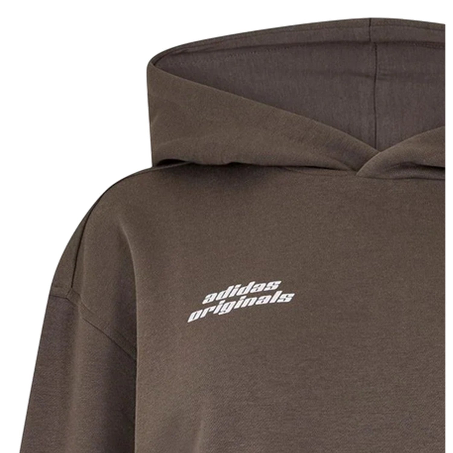 Charcoal - Side - Adidas Womens-Ladies Originals Hoodie