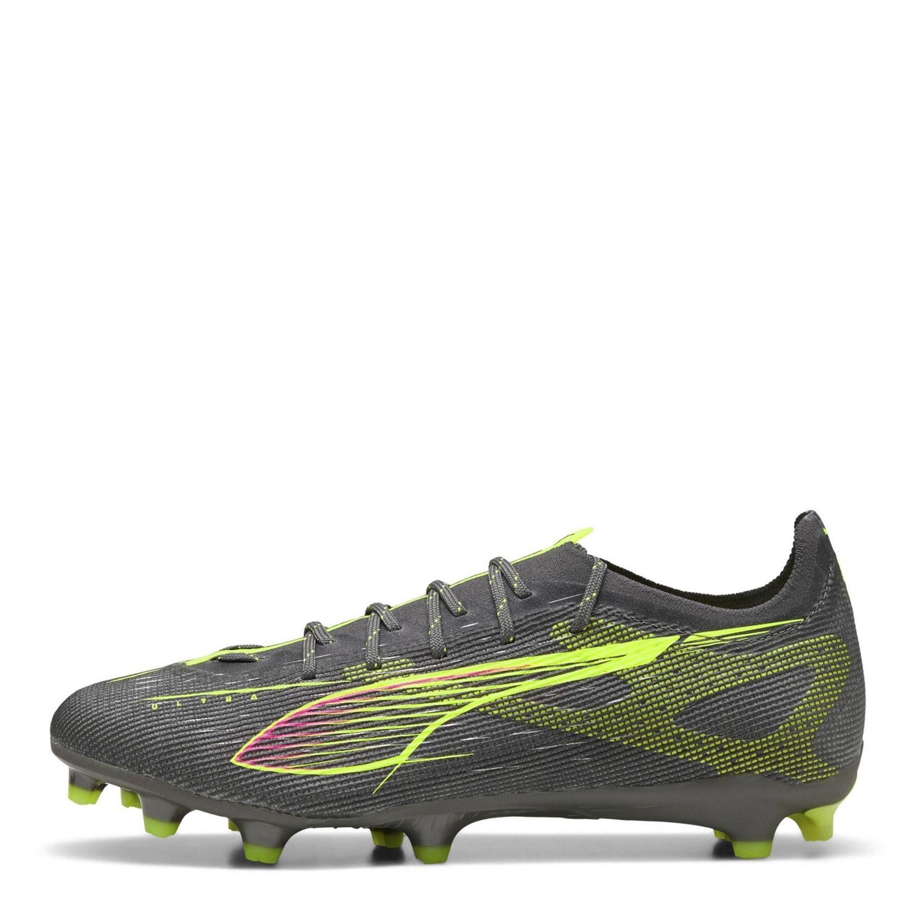 Matted Silver - Back - Puma Mens Ultra Pro Firm Ground Football Boots