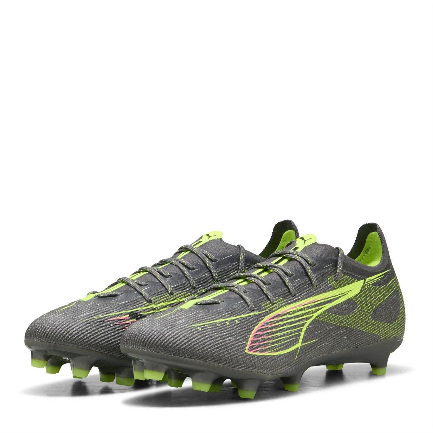 Matted Silver - Front - Puma Mens Ultra Pro Firm Ground Football Boots