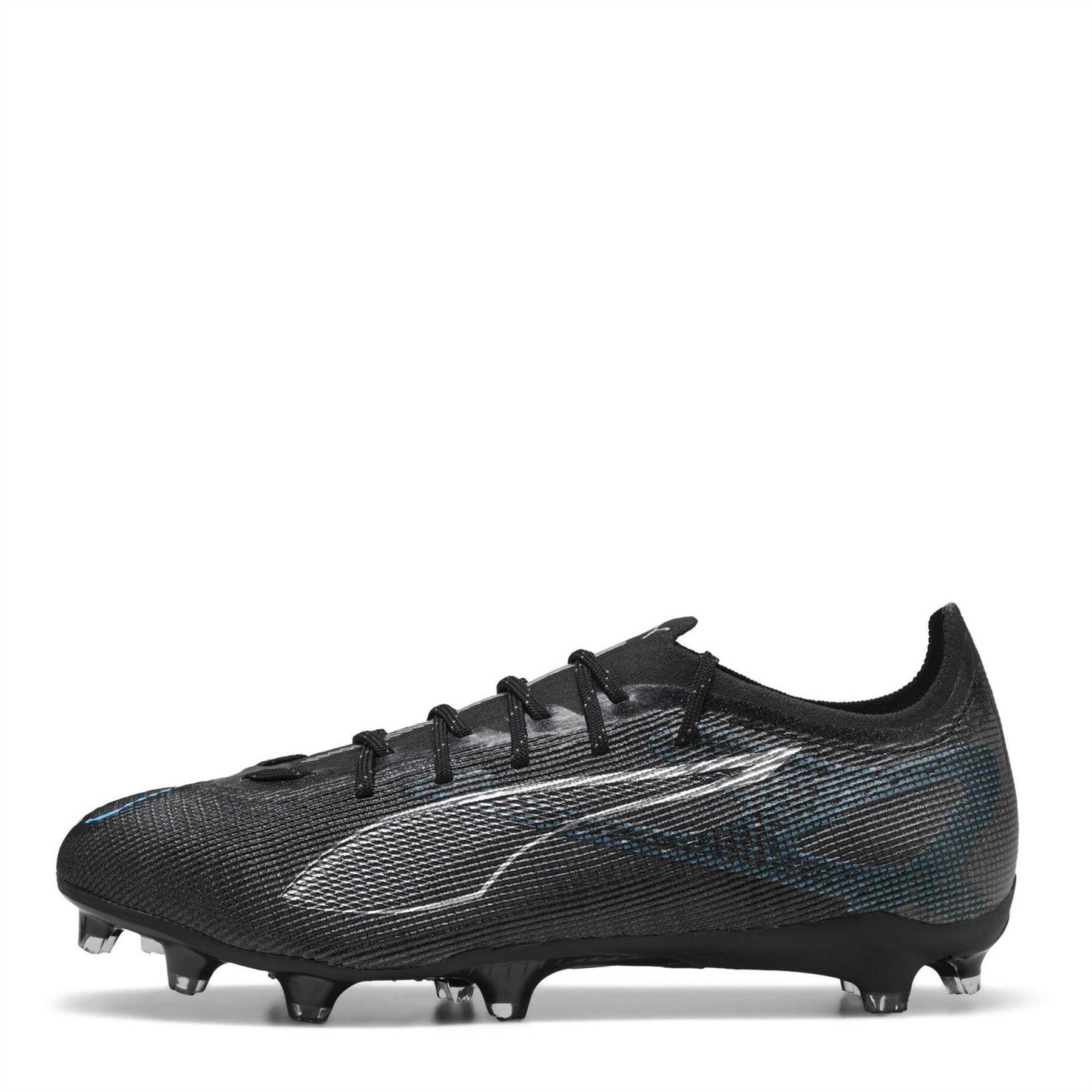 Black-Silver - Back - Puma Mens Ultra Pro Firm Ground Football Boots
