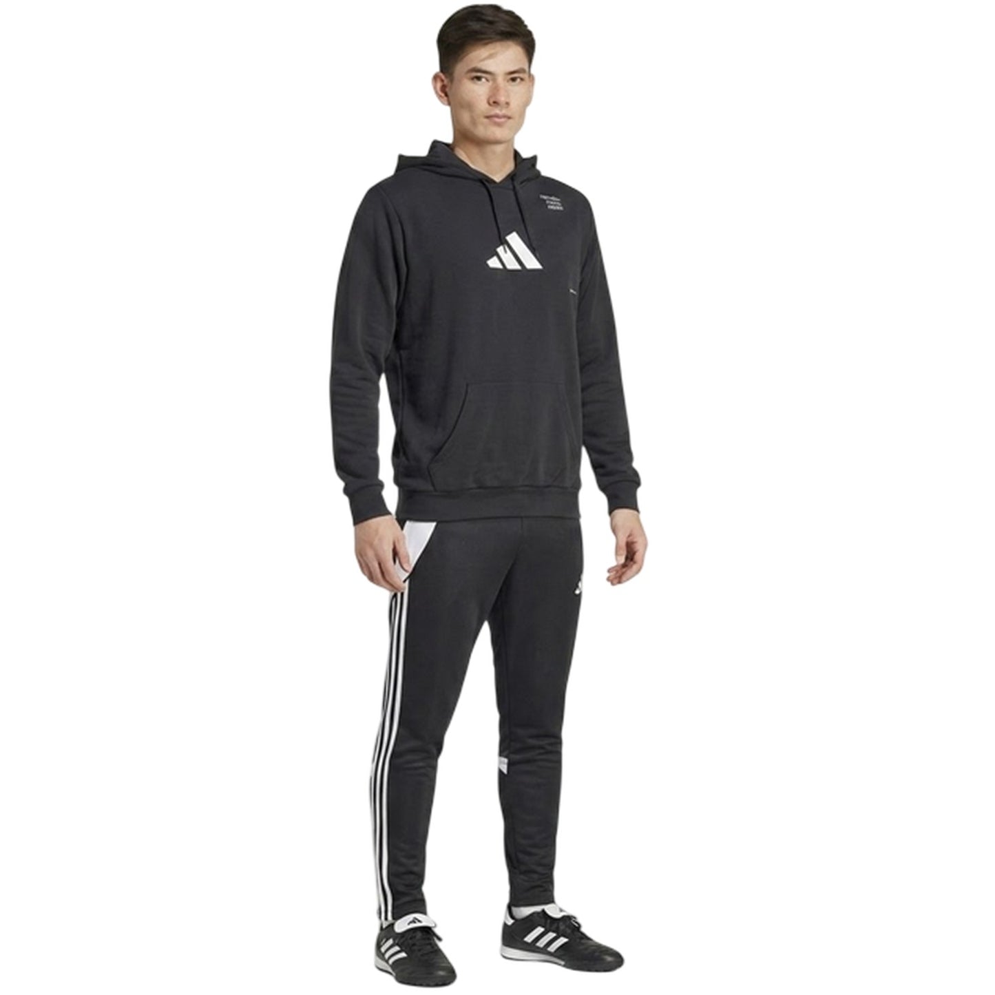 Black - Pack Shot - Adidas Mens Performance Lightweight Hoodie