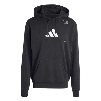 Black - Front - Adidas Mens Performance Lightweight Hoodie