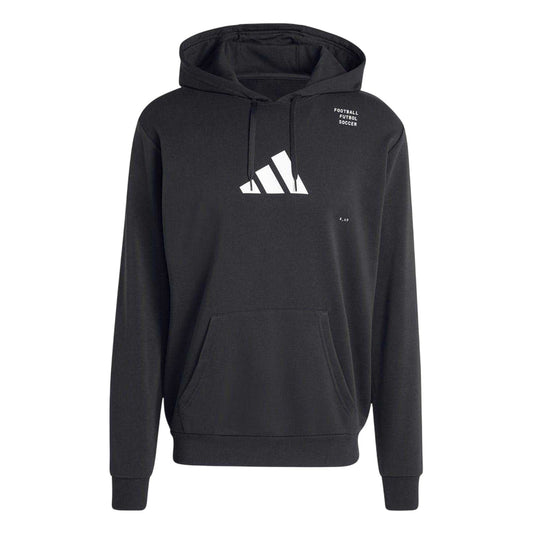 Black - Front - Adidas Mens Performance Lightweight Hoodie