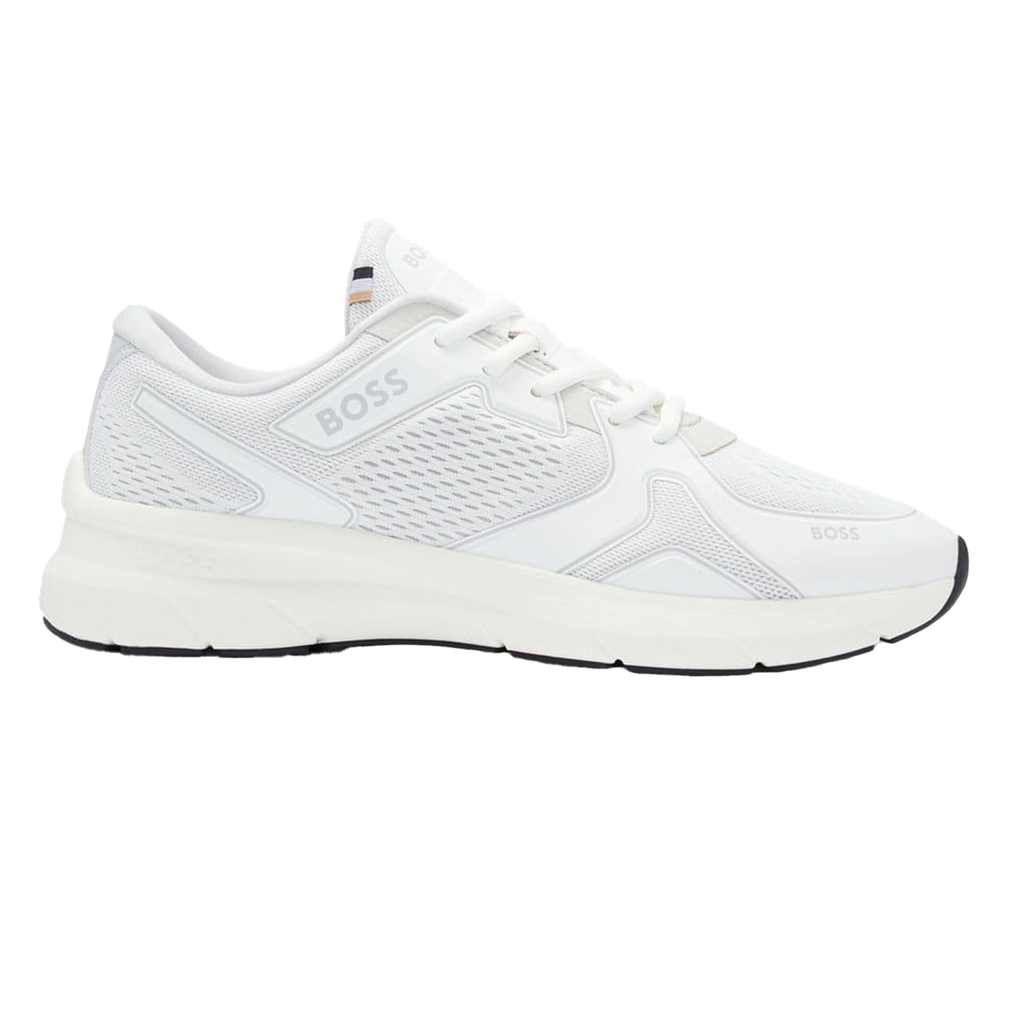 White - Back - Boss Mens Owen Running Trainers