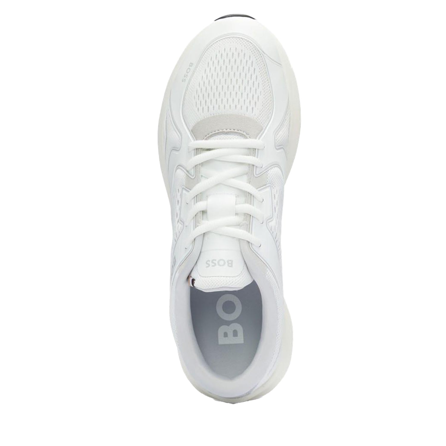 White - Lifestyle - Boss Mens Owen Running Trainers