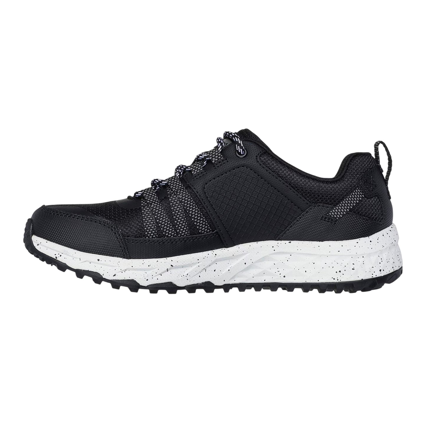Black-White - Back - Skechers Womens-Ladies Escapeplan Waterproof Walking Shoes
