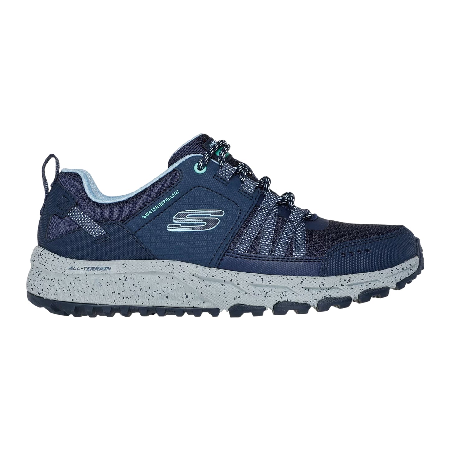 Navy-Blue - Front - Skechers Womens-Ladies Escapeplan Waterproof Walking Shoes