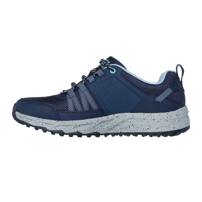 Navy-Blue - Back - Skechers Womens-Ladies Escapeplan Waterproof Walking Shoes