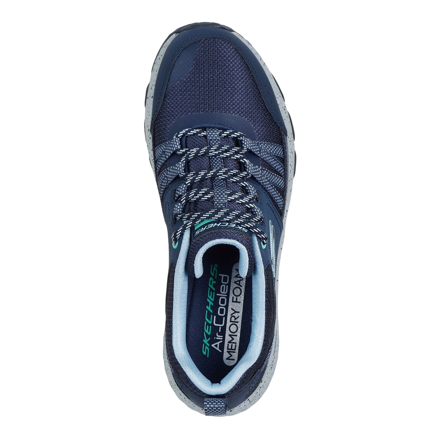 Navy-Blue - Side - Skechers Womens-Ladies Escapeplan Waterproof Walking Shoes