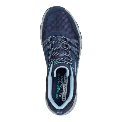 Navy-Blue - Side - Skechers Womens-Ladies Escapeplan Waterproof Walking Shoes