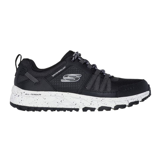 Black-White - Front - Skechers Womens-Ladies Escapeplan Waterproof Walking Shoes