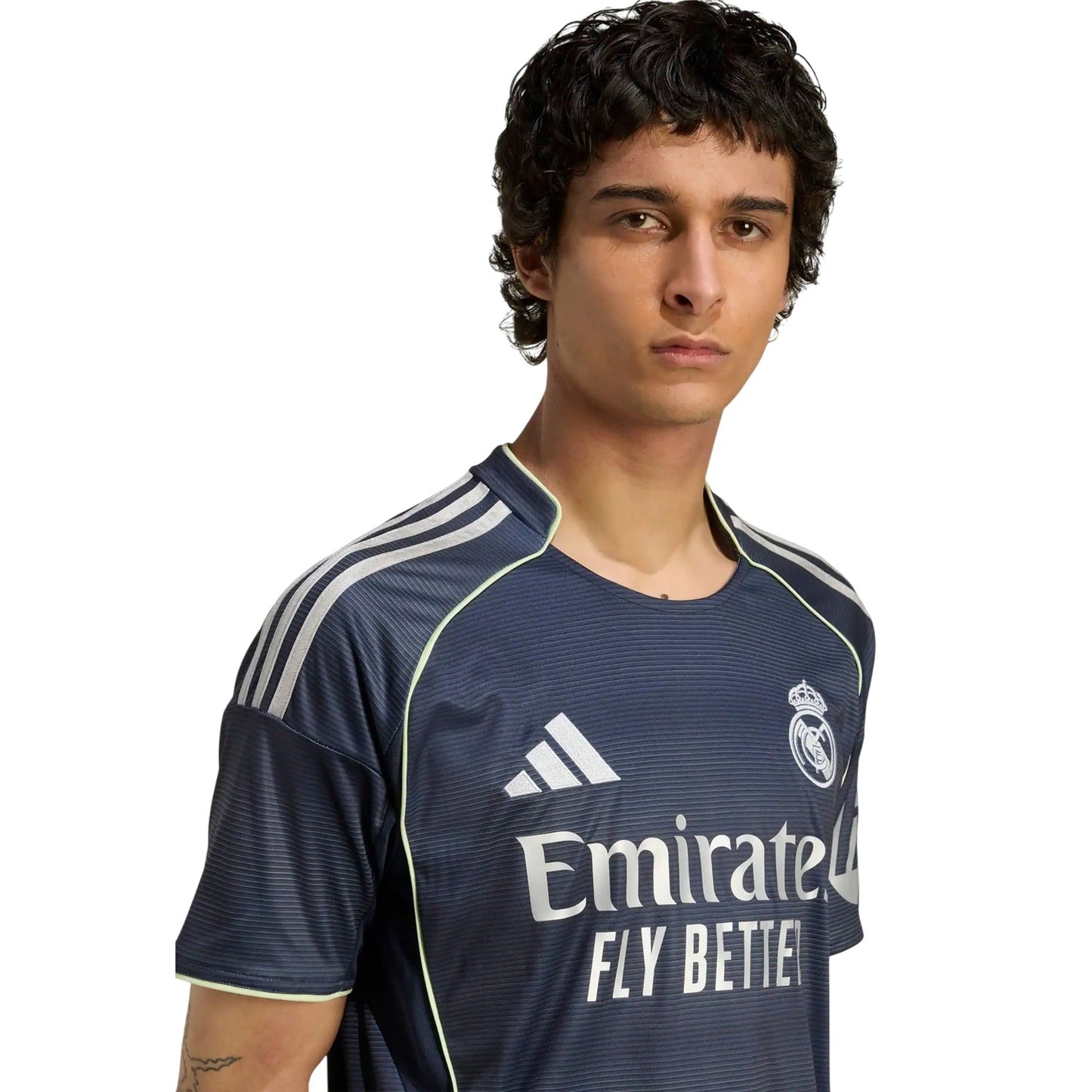 Blue - Side - Adidas Mens 25-26 Real Madrid CF Away Shirt