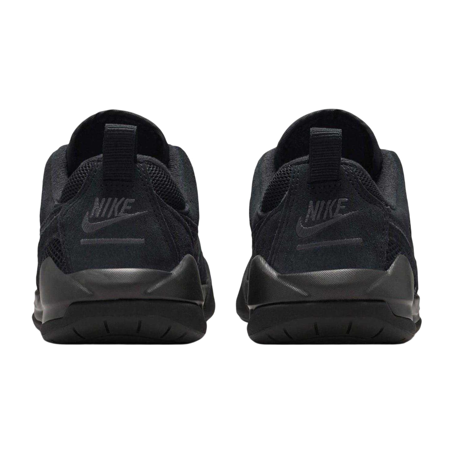 Black-Red - Back - Nike Childrens-Kids Jordan Cmft Era Lace Up Flat Shoes