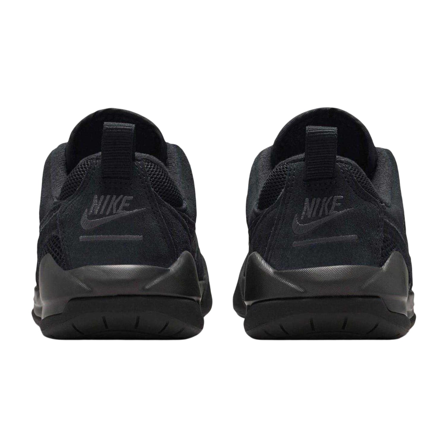 Black-Red - Back - Nike Childrens-Kids Jordan Cmft Era Lace Up Flat Shoes